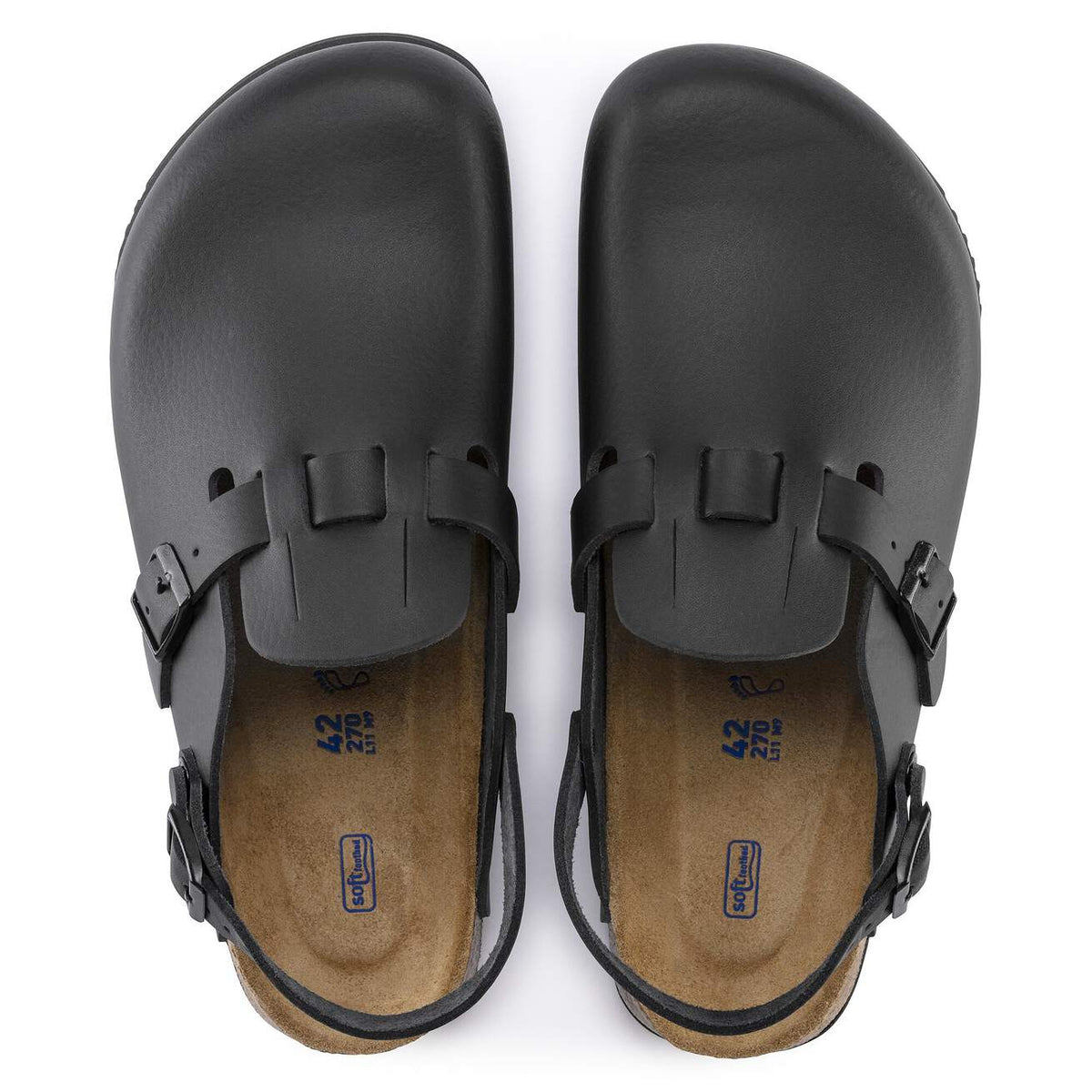 Birkenstock Professional Kay SL Slingback Slip Resistant Soft Footbed Natural Leather Work Clogs - SecureHeights