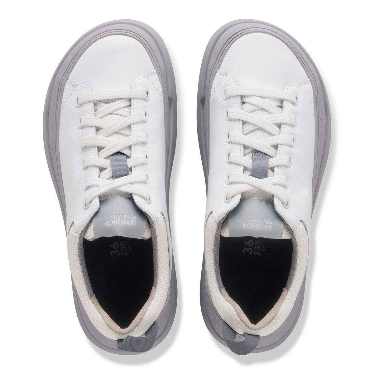Birkenstock Professional Melbourne PRO Natural Leather Coated Work Shoes - Brilliant White - SecureHeights