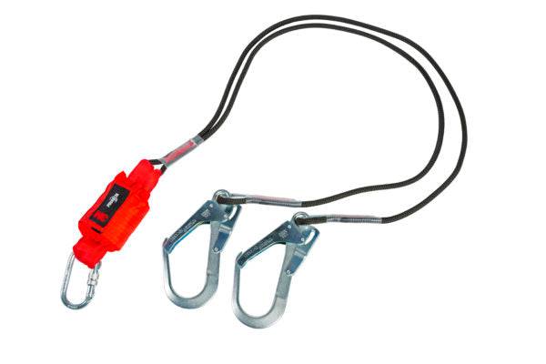 3M Protecta 140kg Capacity 2m Twin Leg Rope Shock Absorbing Lanyard 1260332 - SecureHeights