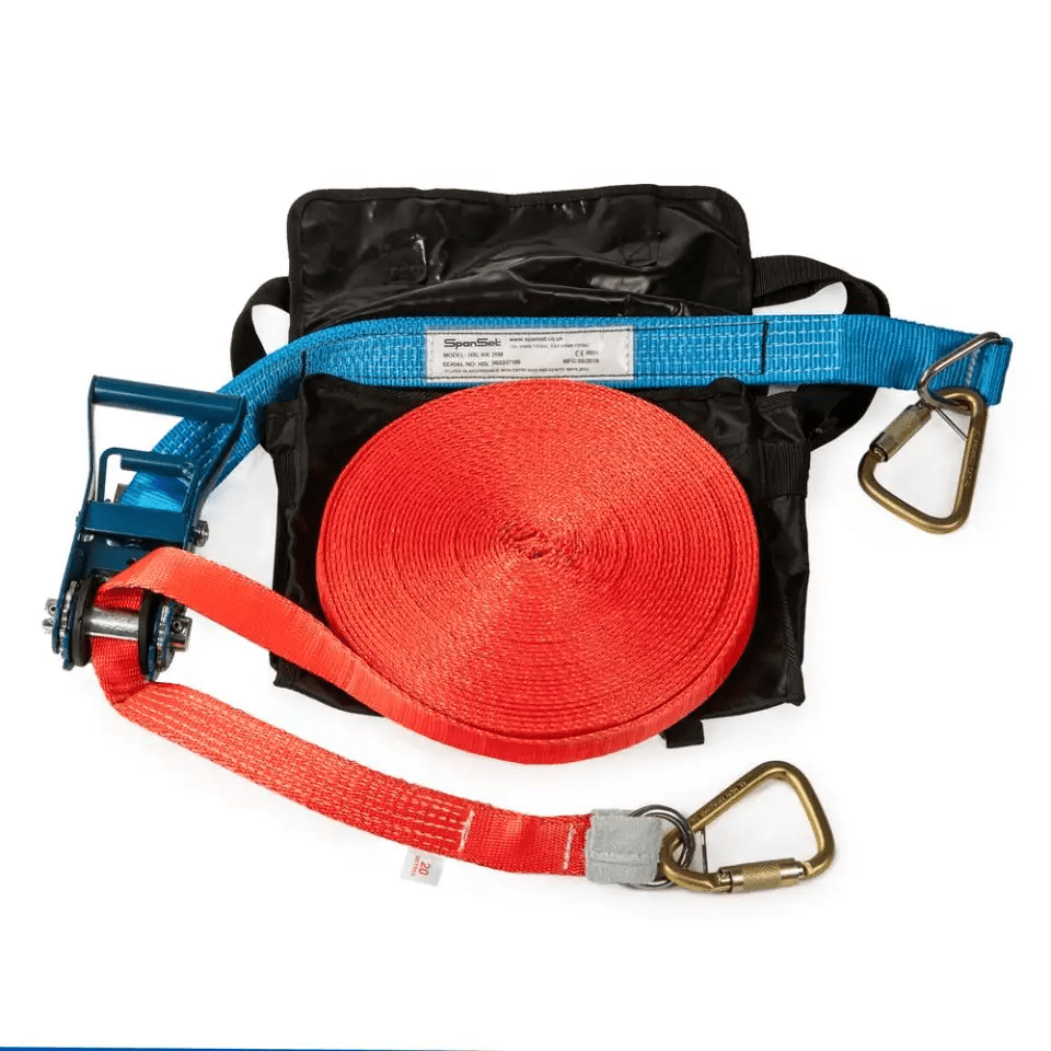 SpanSet 20m Temporary Horizontal Safety Line with Carabiners 2008517 - SecureHeights