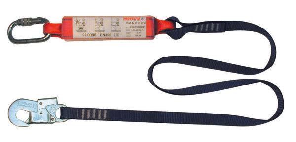 3M Protecta 2m Single Leg 25mm Webbing Shock Absorbing Lanyard with Snap Hook AE5220WAE - SecureHeights
