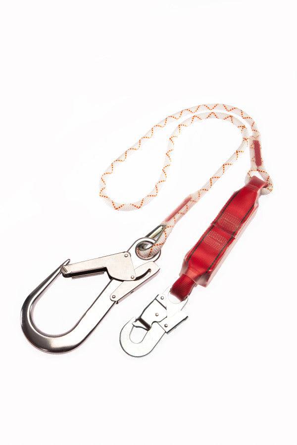 3M Protecta 2m Single Leg Edge Tested Rope Shock Absorbing Lanyard AE5220REK/SE - SecureHeights