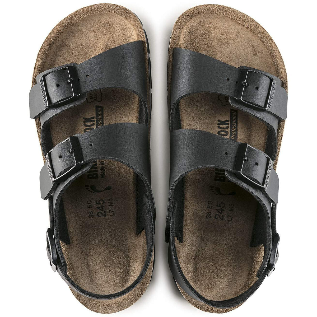 Birkenstock Professional Kano Birko-Flor Work Sandals - Black - SecureHeights