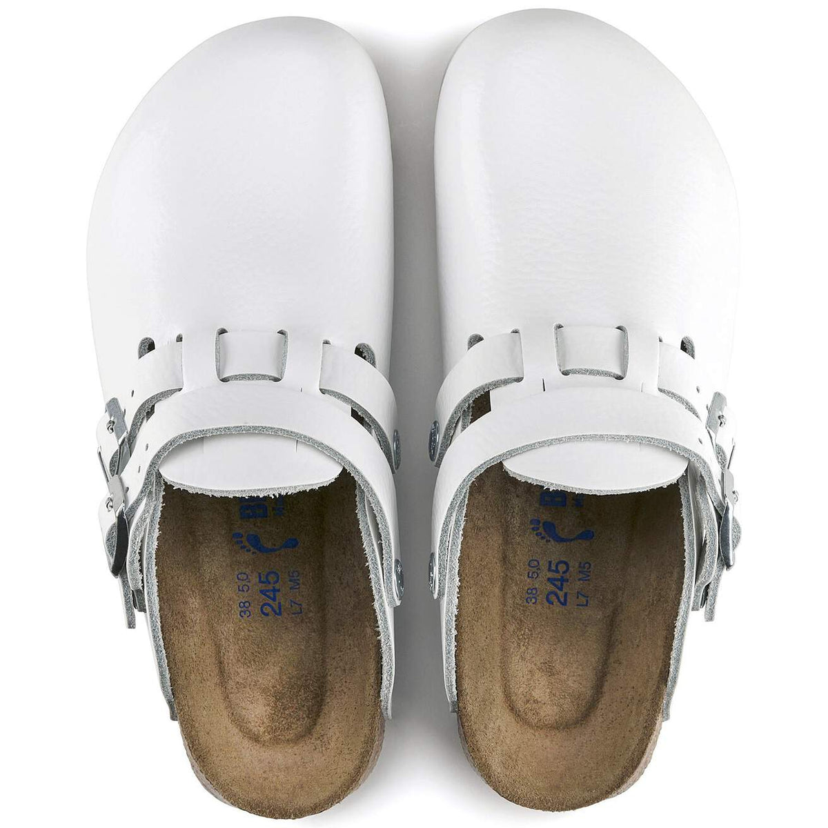 Birkenstock Professional Kay SL Soft Footbed Natural Leather Work Clogs - SecureHeights