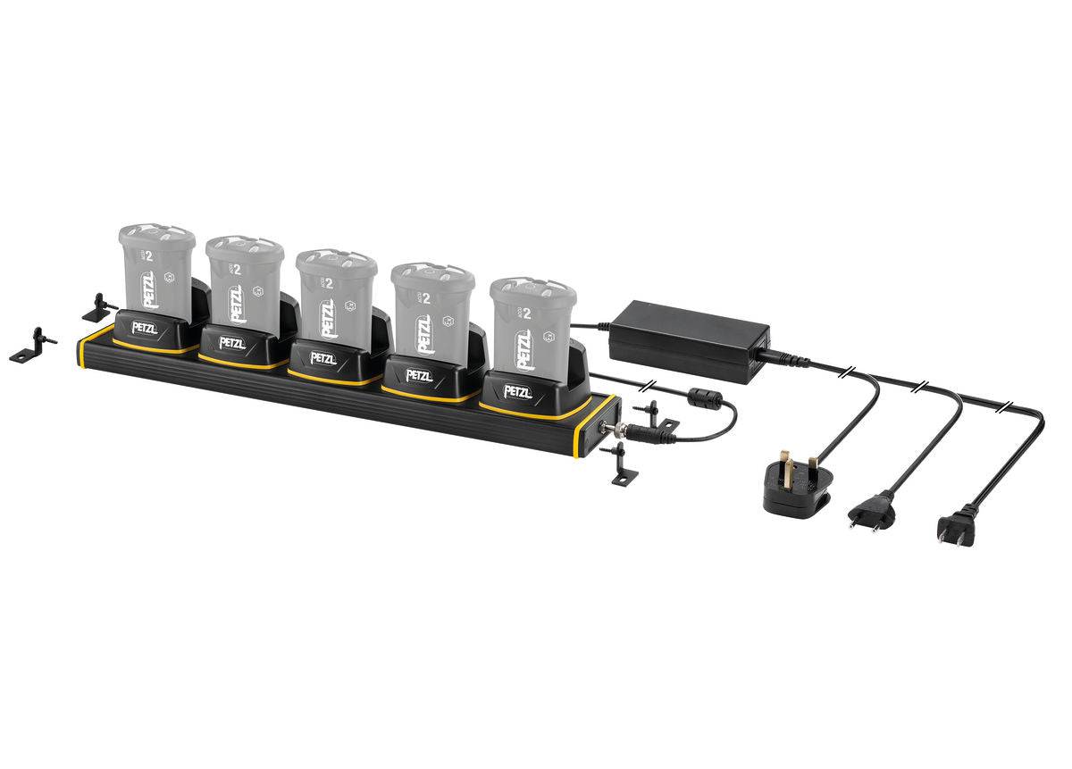Petzl 5 DUO Z1 Charging Rack E80003 - SecureHeights