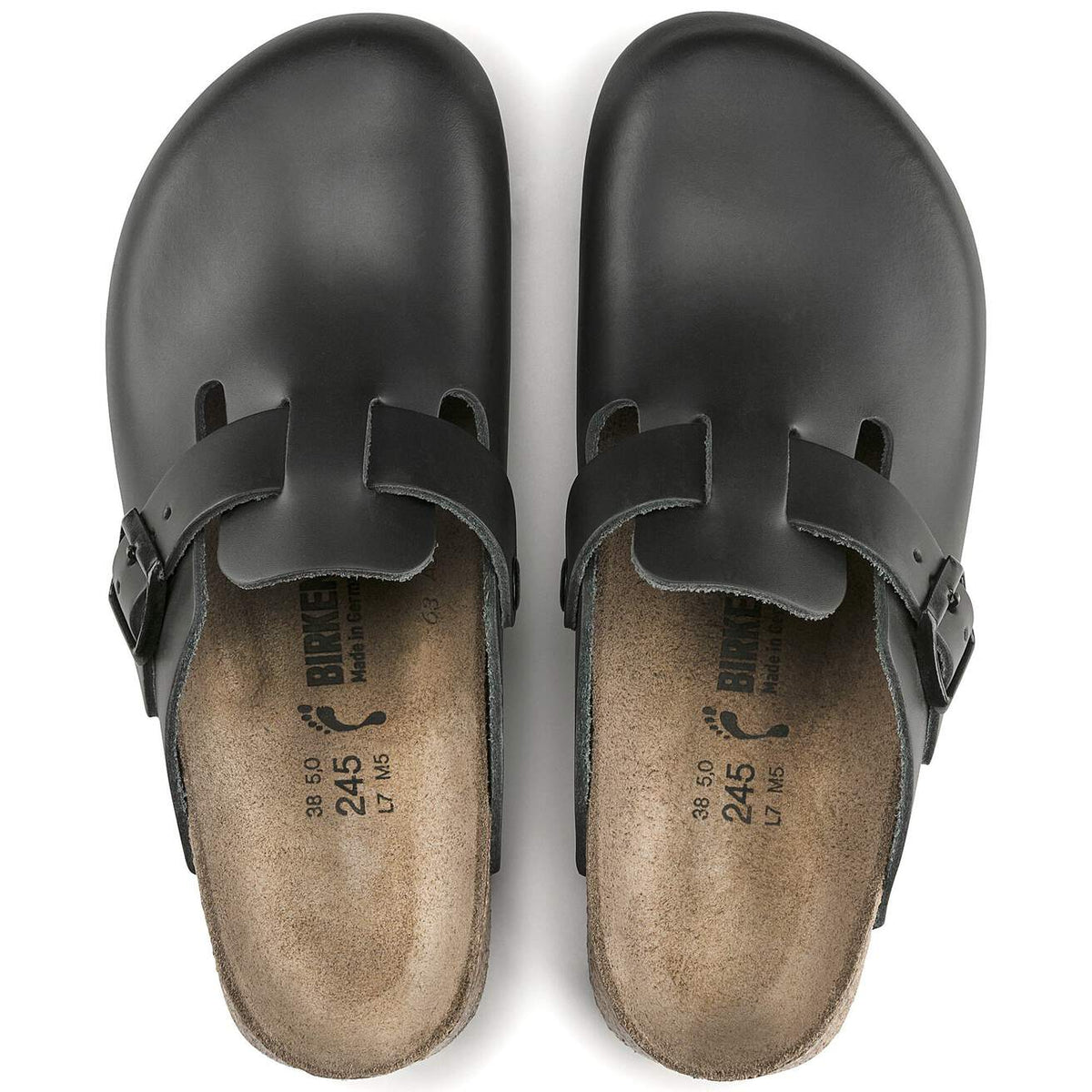 Birkenstock Professional Boston Super Grip Natural Leather Hospitality Work Clogs - SecureHeights