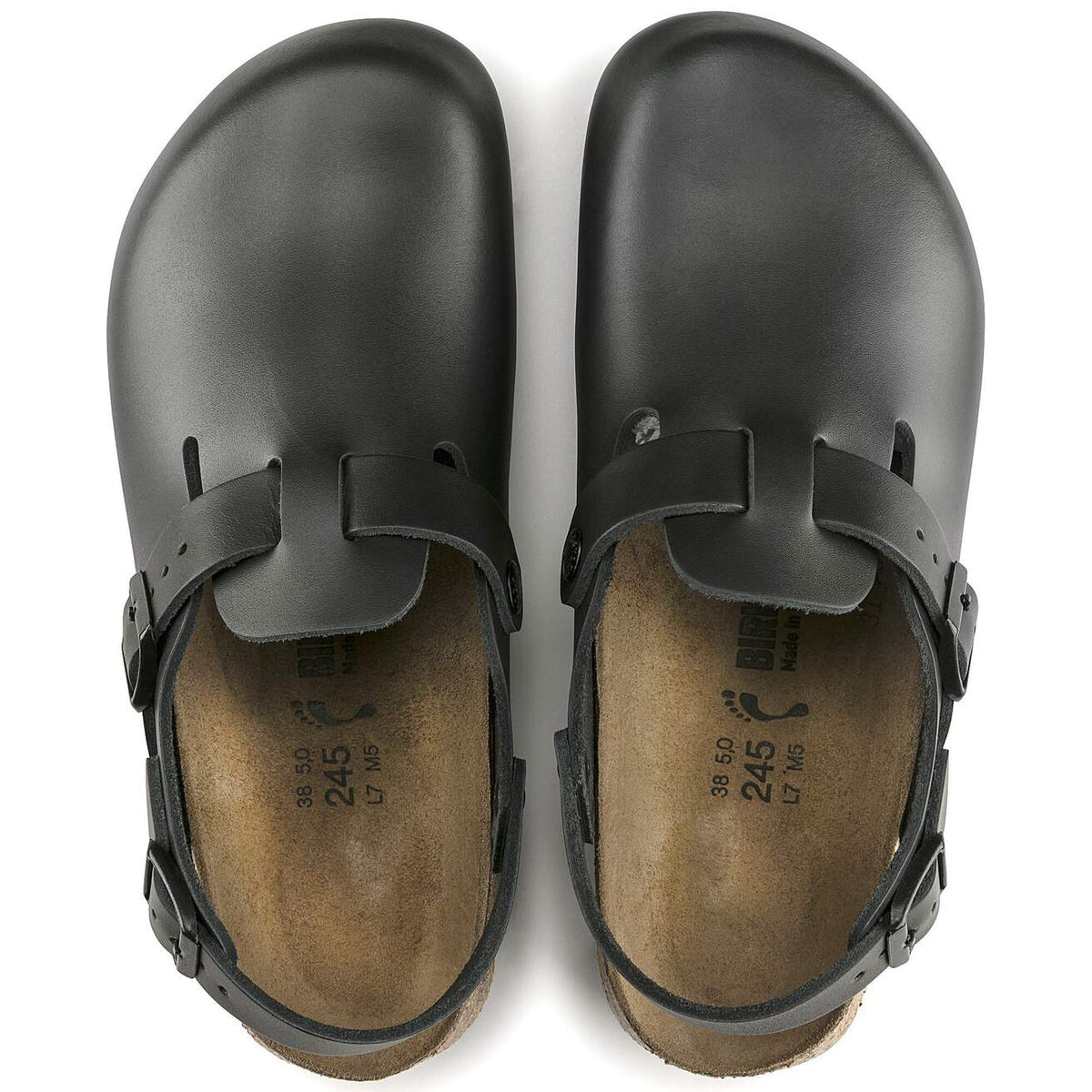 Birkenstock Professional Tokio Super Grip Natural Leather Hospitality Work Clogs - SecureHeights
