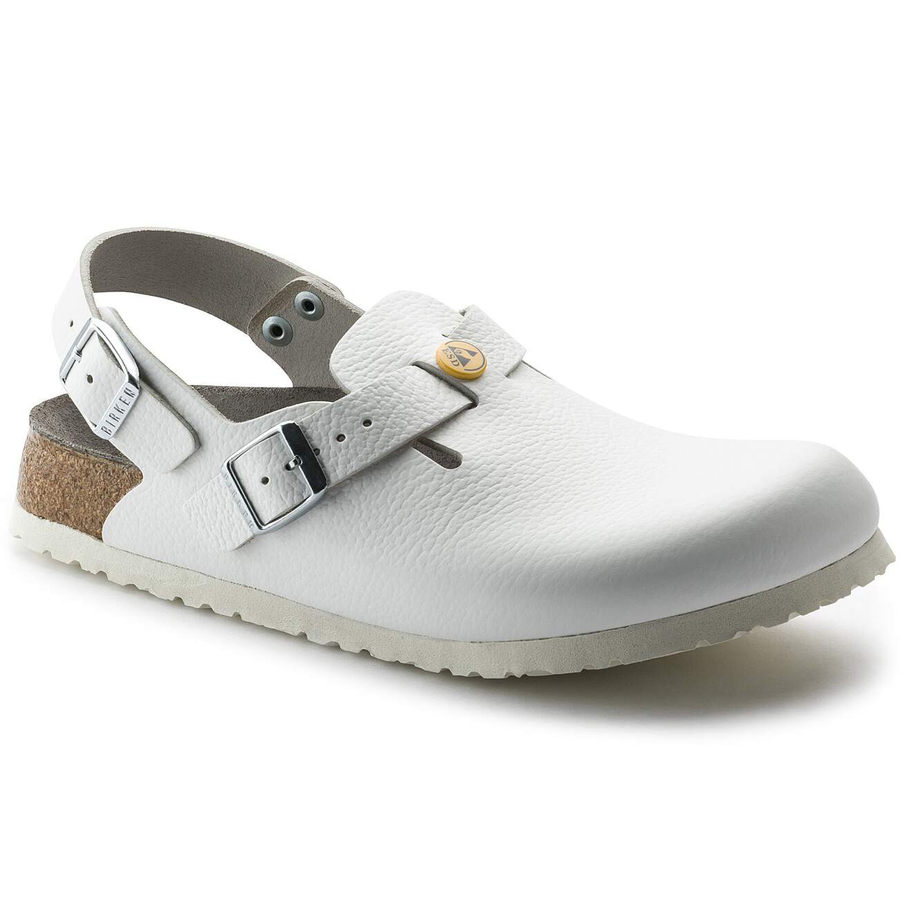 Birkenstock Professional Tokio ESD Natural Leather Hospitality Work Clogs - SecureHeights