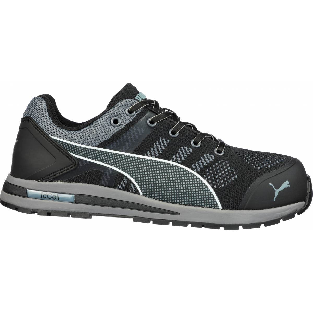 PUMA Safety URBAN PROTECT ELEVATE KNIT LOW S1P ESD Safety Knit Safety Trainers - Black/Grey
