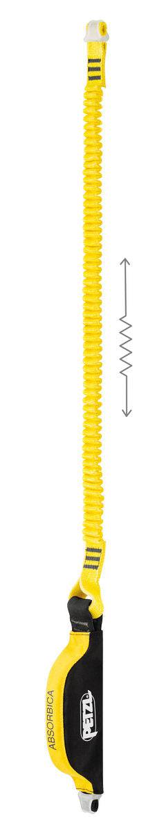 Petzl ABSORBICA-I Single Lanyard with Integrated Energy Absorber 80cm-150cm - SecureHeights