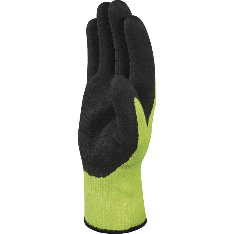 DeltaPlus APOLLON WINTER CUT VV737 Cut E Foam Latex Coated Palm 10 Gauge Polyethylene/Acrylic Knitted Thermal Gloves (3 Pairs) - SecureHeights