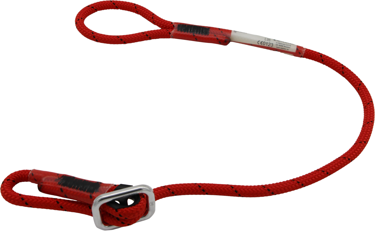 Skylotec ATLAS SK12 Adjustable Single Leg Retaining Rope Lanyard with Friction Buckle 1m-1.8m - SecureHeights