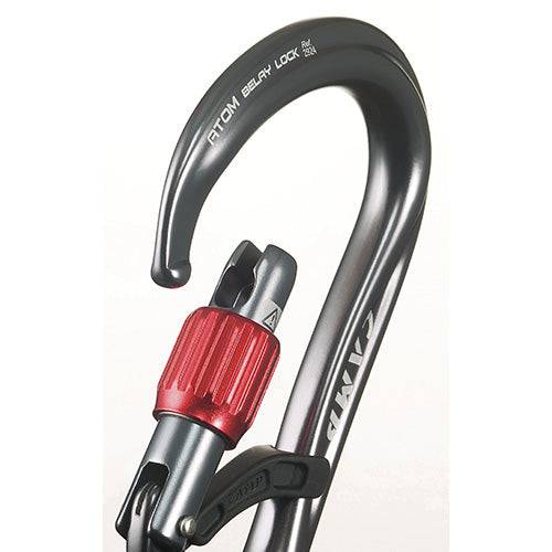 CAMP Safety ATOM BELAY LOCK D-Shape Screwgate Aluminium Carabiner 2924 - SecureHeights
