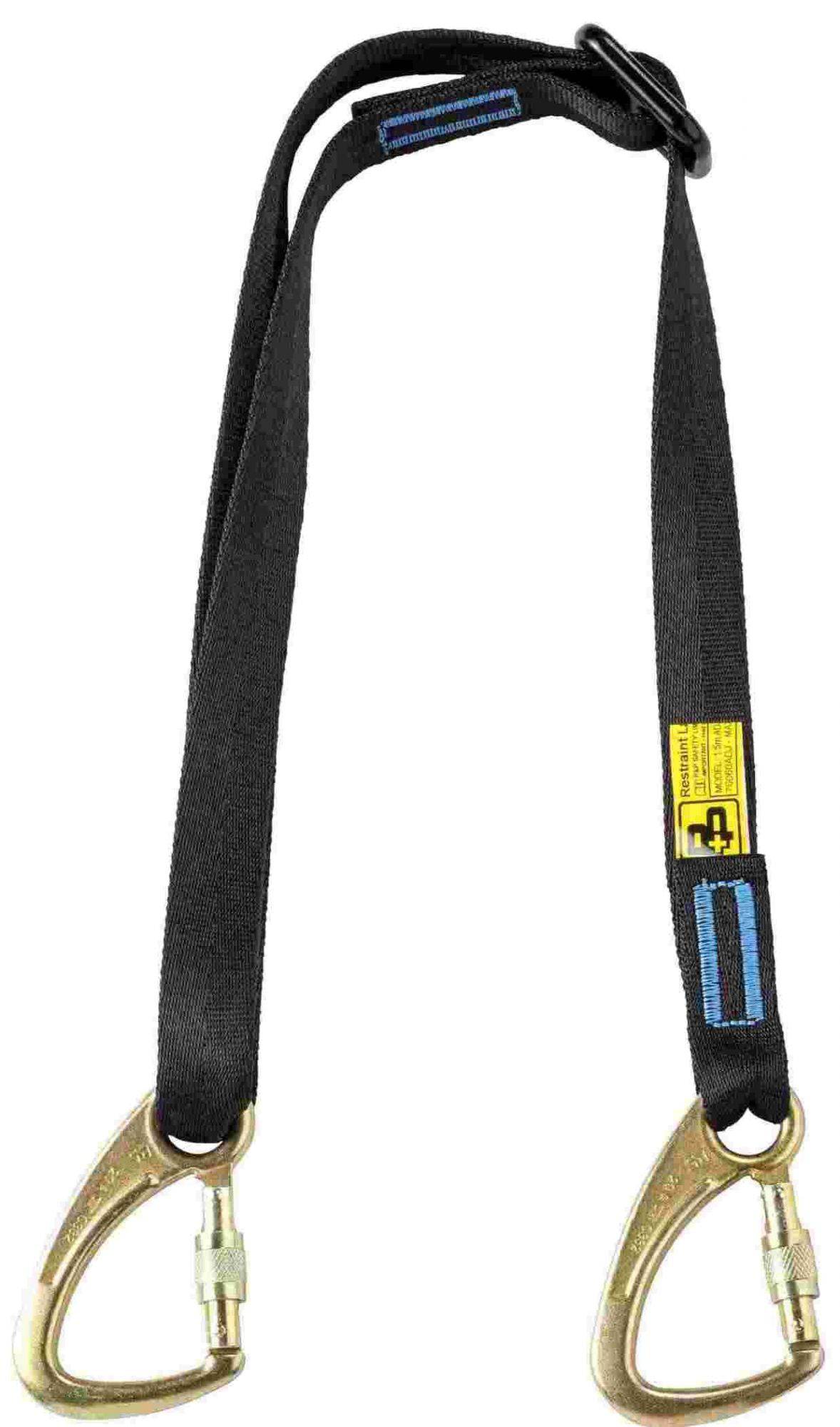 P+P Safety Adjustable 1.5m Webbing RL Lanyard 76060ADJ - SecureHeights