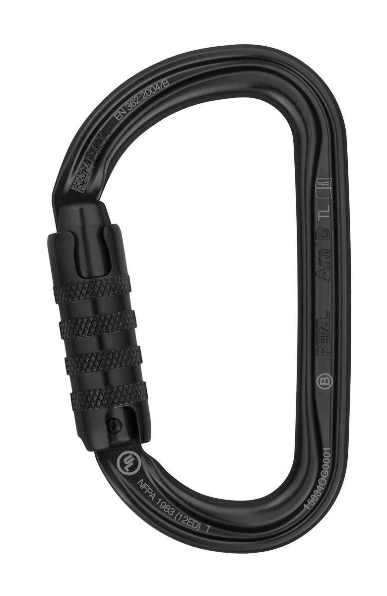Petzl Am’D Lightweight Aluminium Asymmetrical Triact Lock Carabiner - SecureHeights