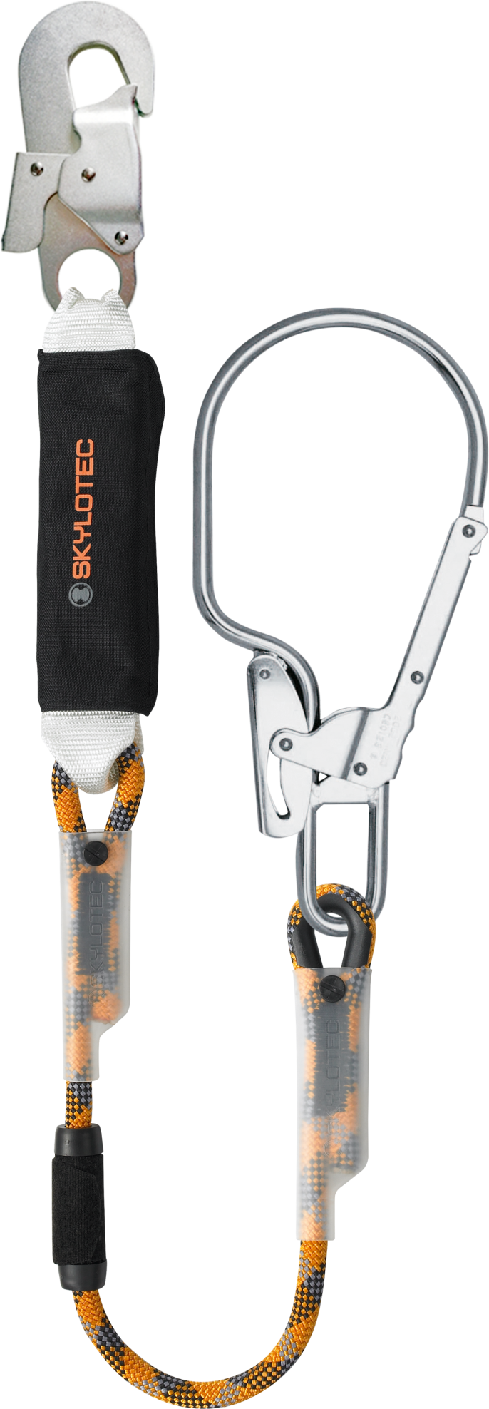 Skylotec BFD SK12 Single Leg Rope Lanyard with 85mm Scaffold Hook 1.5m-2m - SecureHeights