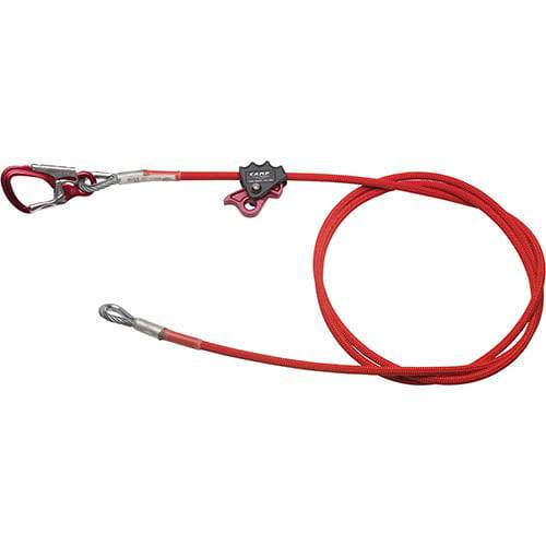 CAMP Safety CABLE ADJUSTER Work Positioning Adjustable Steel Lanyard with 23mm Aluminium Hook - SecureHeights
