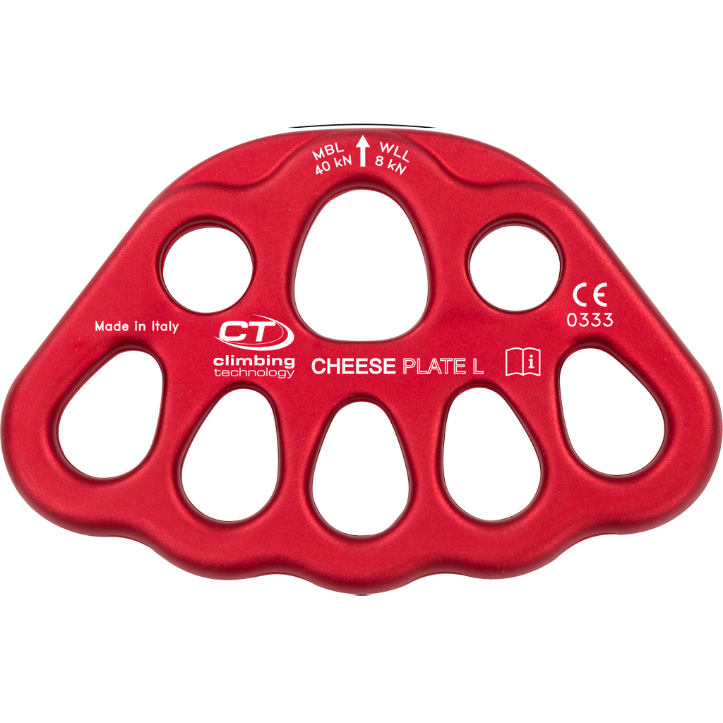 Climbing Technology CHEESE PLATE L Hot Forged Light-Alloy Multi Anchor Plate - SecureHeights