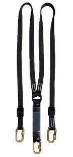 P+P Safety Chunkie Adjustable 2m Twin Leg Lanyard 90370ADJ/W/SP4 - SecureHeights