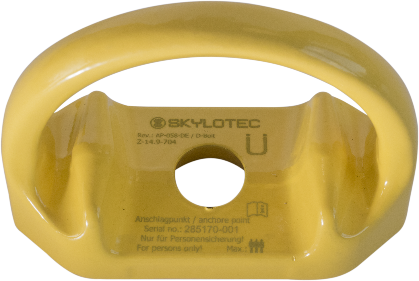 Skylotec D-BOLT STAHL/STEEL Single Anchor Point AP-058 - SecureHeights