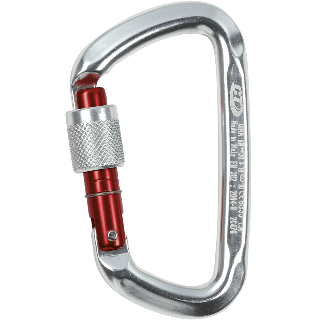 Climbing Technology D-SHAPE SG Light-Alloy Screwgate Carabiner - SecureHeights