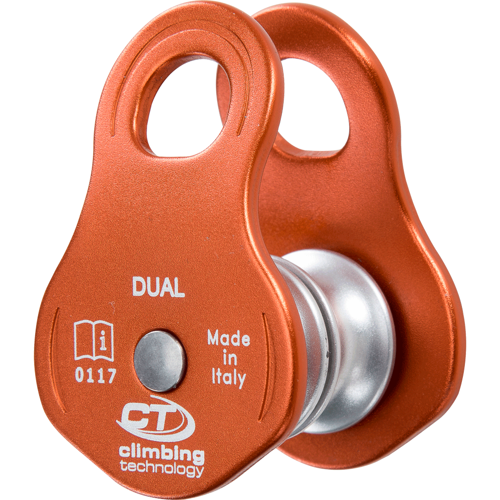 Climbing Technology DUAL Light-Alloy Double Pulley 2P668 - SecureHeights