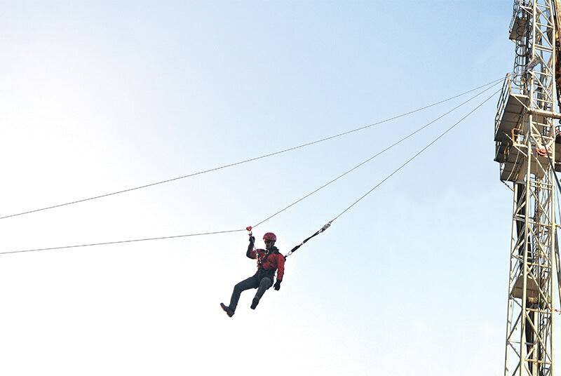 Kaya Safety Derrickman Escape System 10m-100m DE-100 - SecureHeights