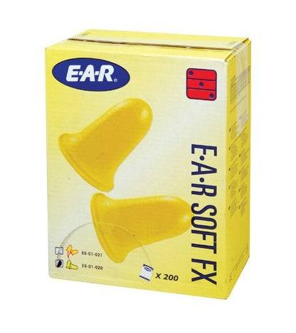 3M E-A-Rsoft FX Uncorded SNR 39 dB Earplugs (200 Pairs) ES-01-020 - SecureHeights