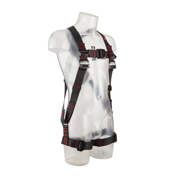 3M Protecta E200 Standard Vest Style Fall Arrest Harness with Front & Rear Attachment Points and Horizontal Leg Straps - SecureHeights