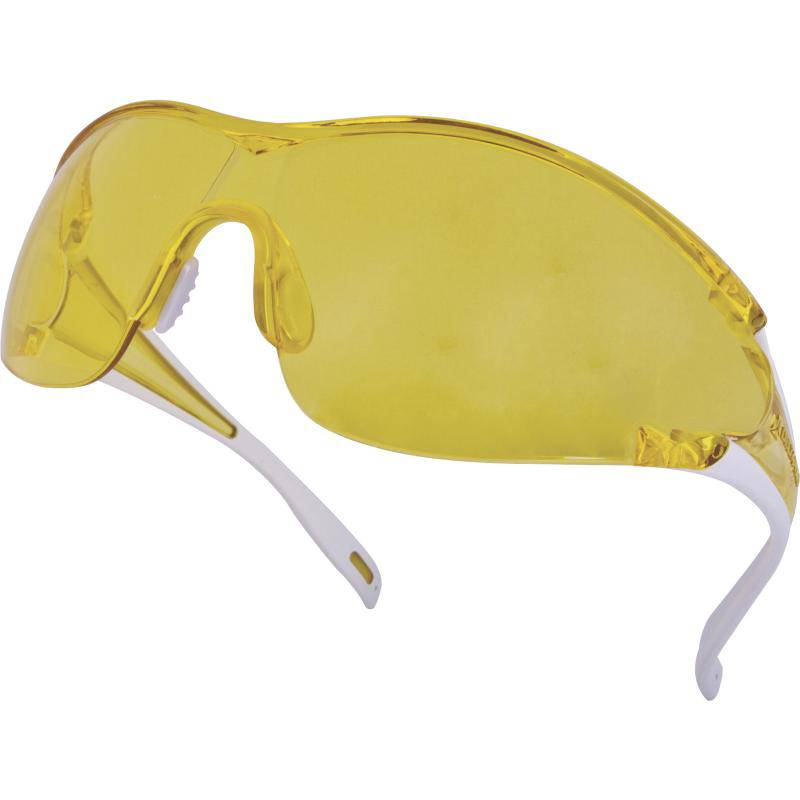 DeltaPlus EGON YELLOW Polycarbonate Ergonomic Safety Glasses (Pack of 5) EGONBCJA - SecureHeights