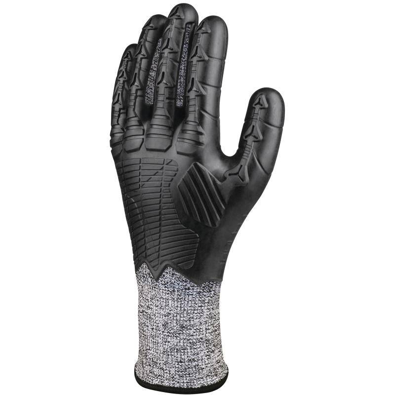 DeltaPlus EOS FLEX CUT D VV922 Moulded TPE Coated Hand 13 Gauge Knitted Safety Gloves (2 Pairs) - SecureHeights