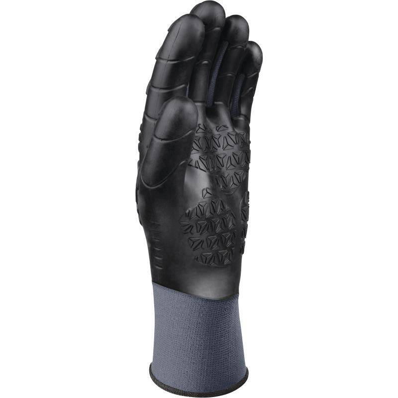 DeltaPlus EOS FLEX VV920 Moulded TPE Coated Hand 13 Gauge Polyester Knitted Safety Gloves (5 Pairs) - SecureHeights