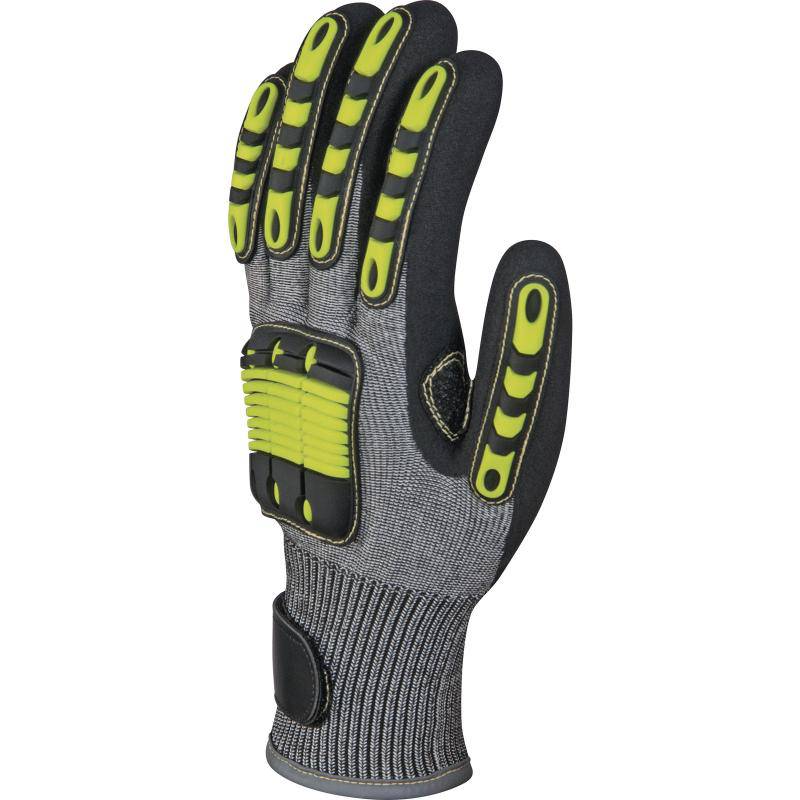 DeltaPlus EOS NOCUT WINTER VV913 Cut D Double Nitrile Coated Palm Reinforced Knitted Safety Gloves - SecureHeights