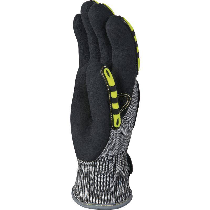 DeltaPlus EOS NOCUT WINTER VV913 Cut D Double Nitrile Coated Palm Reinforced Knitted Safety Gloves - SecureHeights