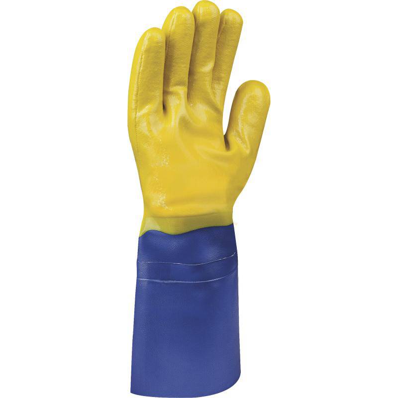 DeltaPlus EOS OBM VV911 Nitrile 40cm Safety Gloves (3 Pairs) - SecureHeights