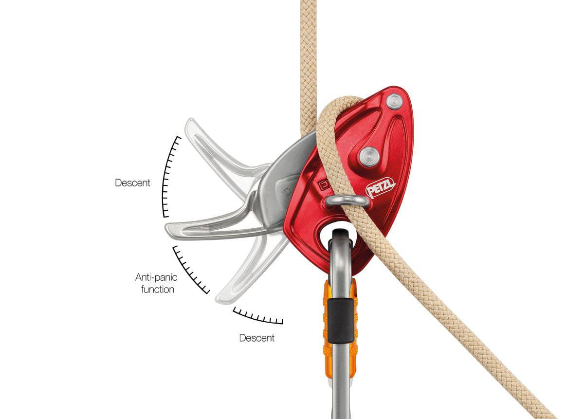 Petzl EXO AP HOOK Personal Escape System with Anchor Hook D031DA00 - SecureHeights