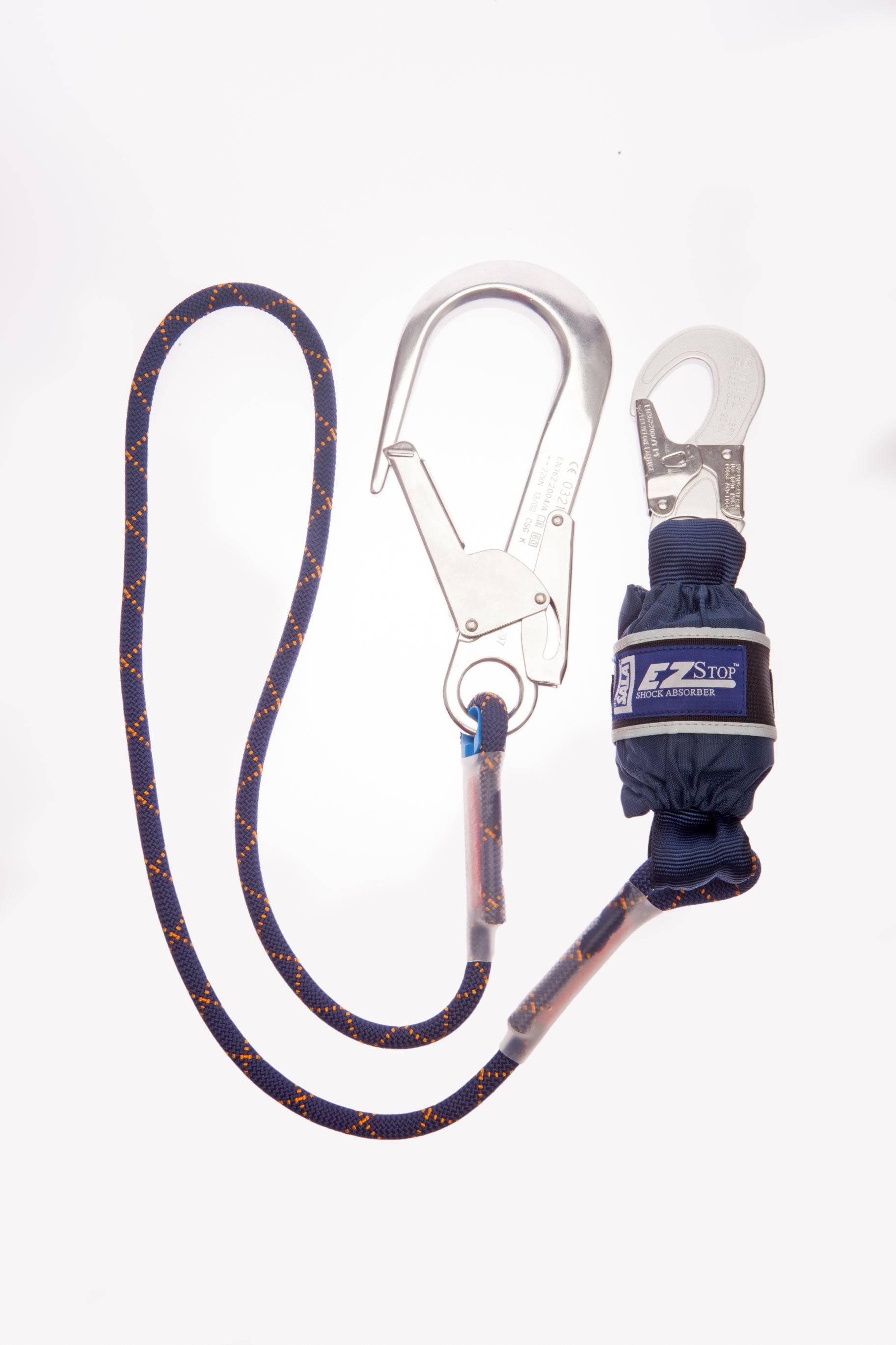3M DBI SALA EZ-Stop 2m Single Leg Edge Tested Rope Shock Absorbing Lanyard 1246548 - SecureHeights