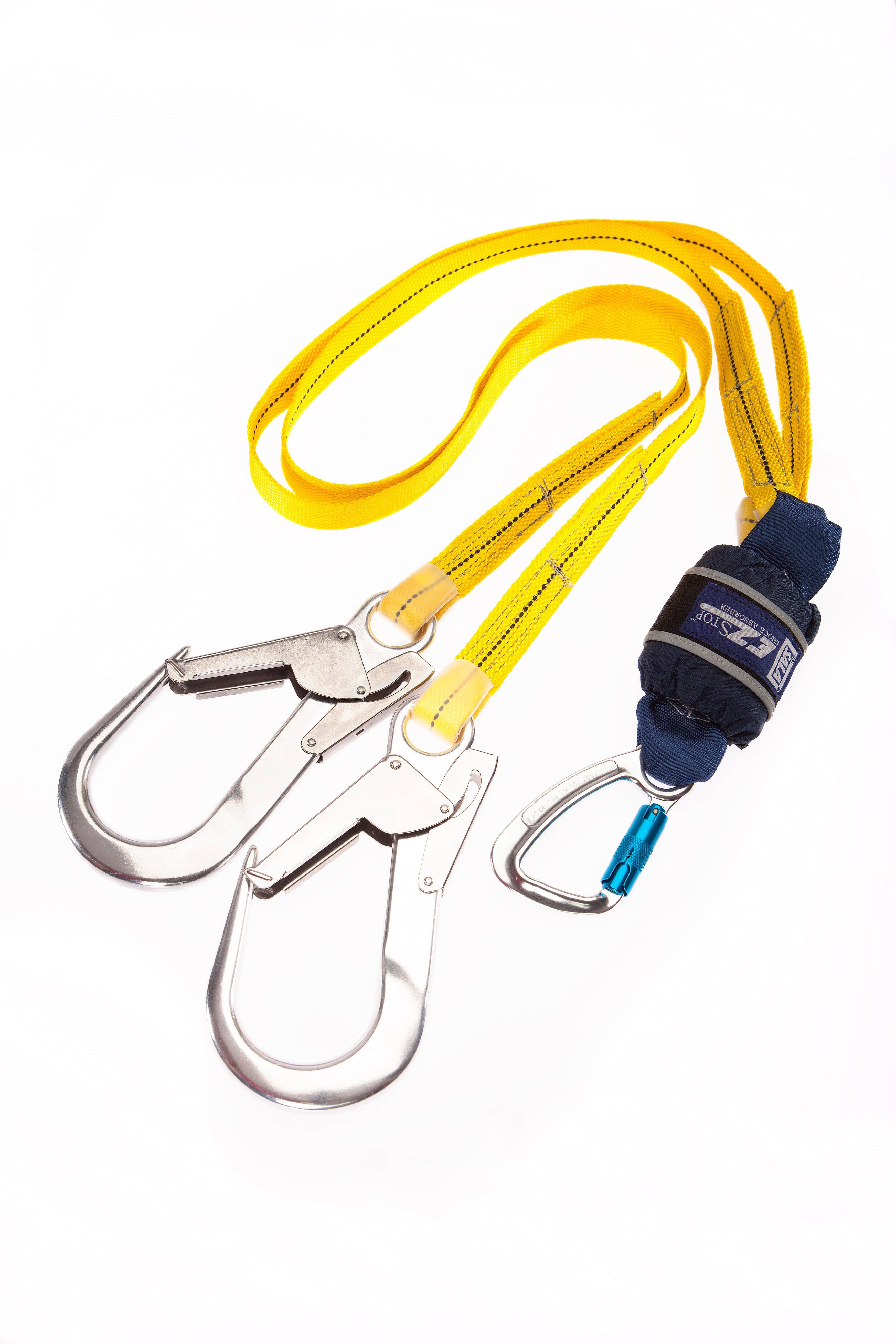 3M DBI SALA EZ-Stop 2m Twin Leg Web Shock Absorbing Lanyard 1246540 - SecureHeights