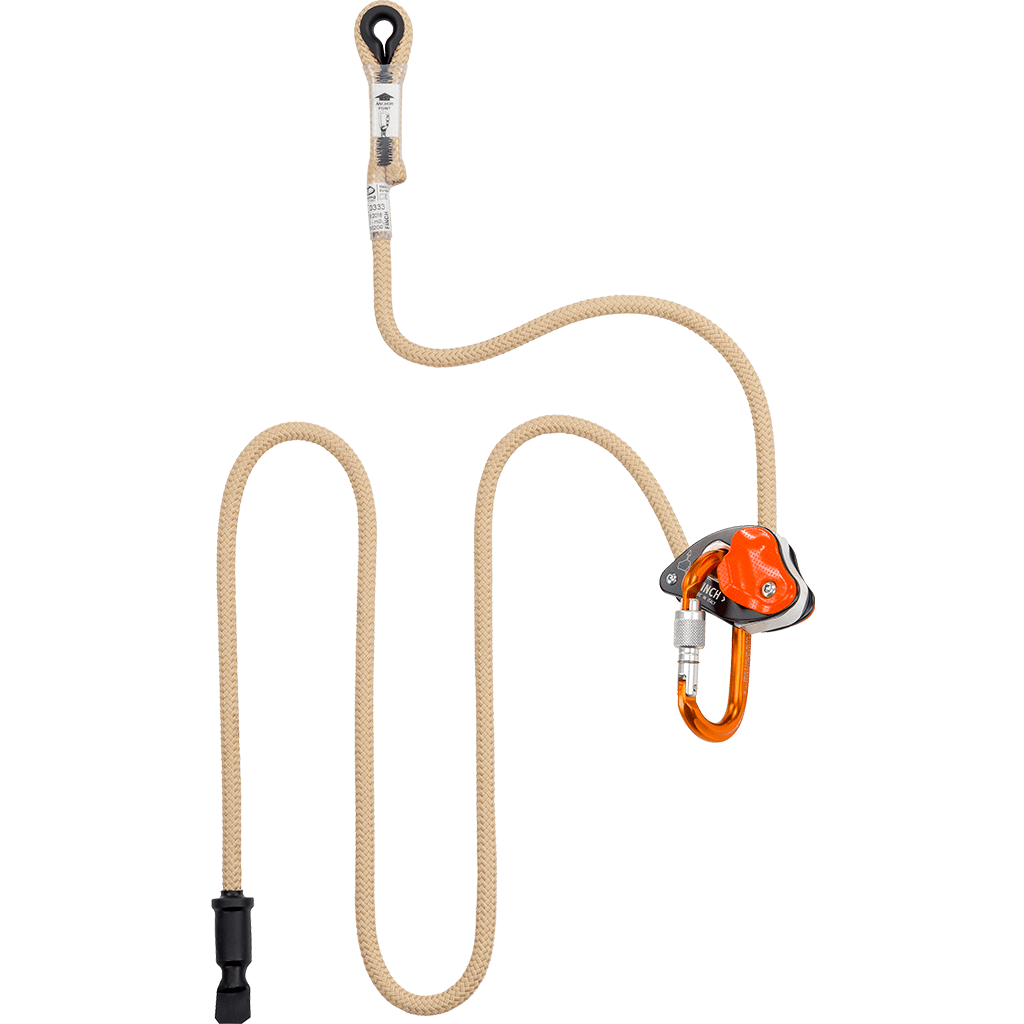 Climbing Technology FINCH ARAMIDIC Adjustable Single Leg Positioning Lanyard 2m-5m - SecureHeights