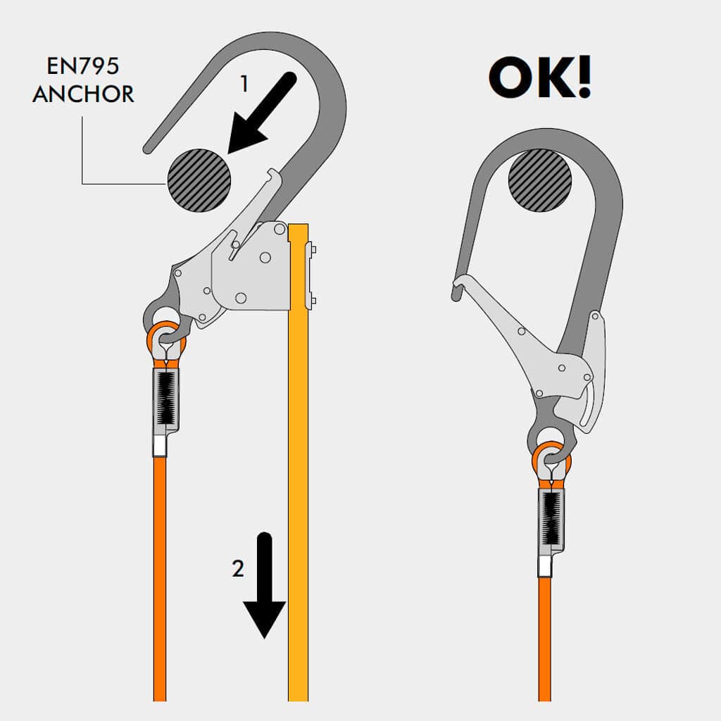 Climbing Technology GIANT LIFELINE 10m Vertical Lifeline with Connector 7L9250E010 - SecureHeights