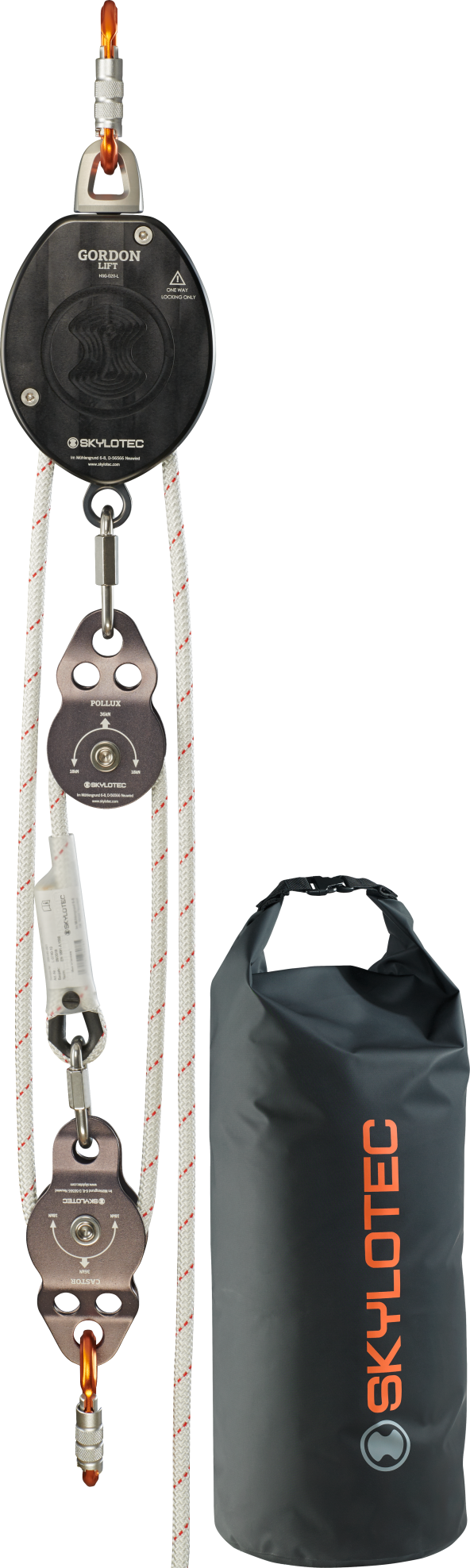 Skylotec GORDON LIFT Self Blocking 3:1 Pulley System 20m-50m - SecureHeights
