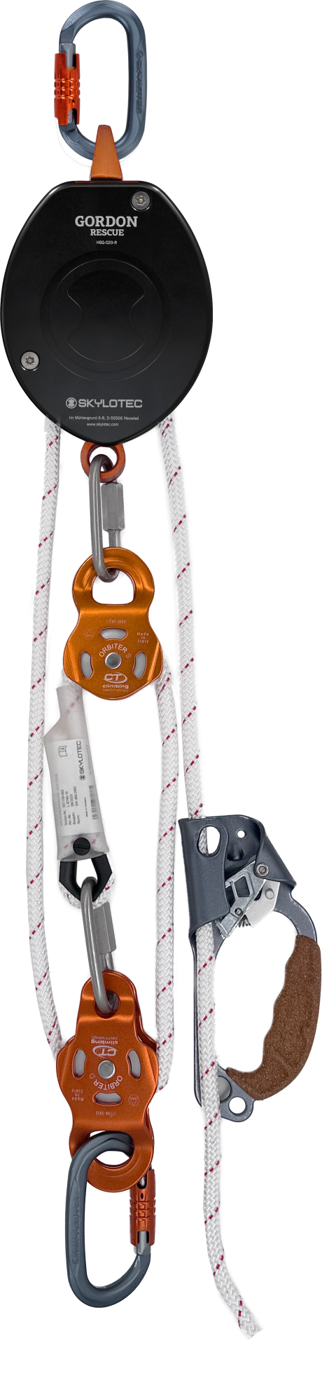 Skylotec GORDON Self Blocking 1:3 Pulley System A-120-3 - SecureHeights