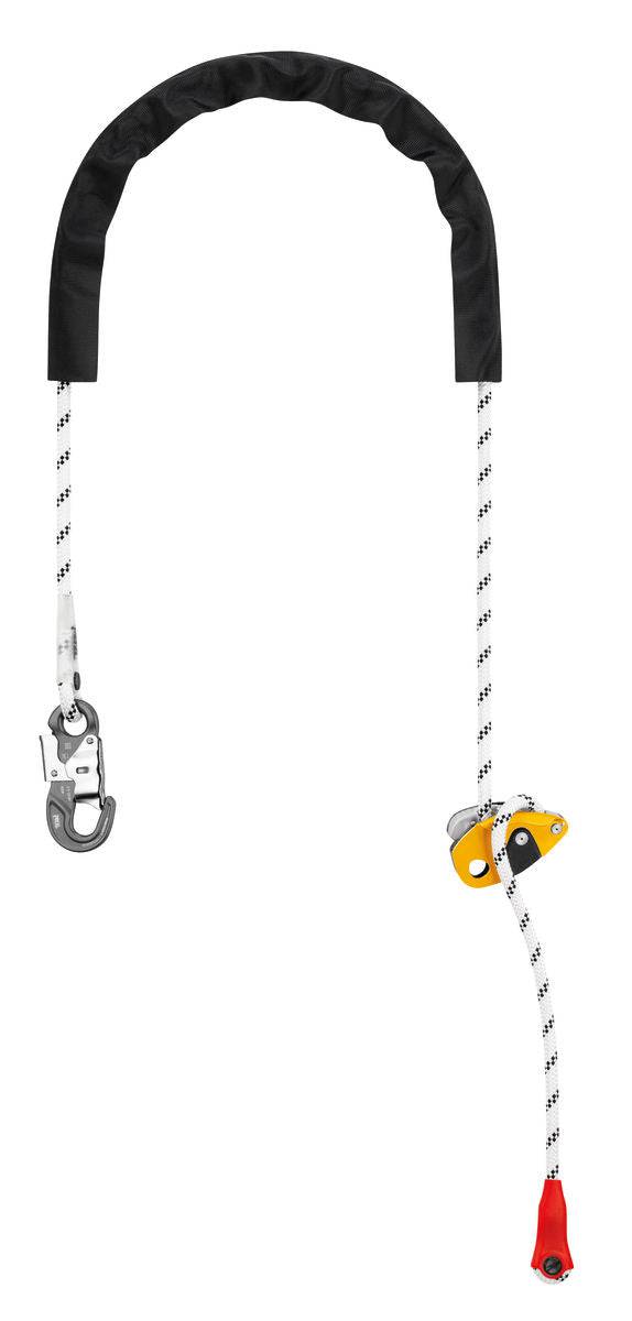 Petzl GRILLON HOOK Adjustable Work Positioning Lanyard with HOOK Connector European Version 2m-5m - SecureHeights
