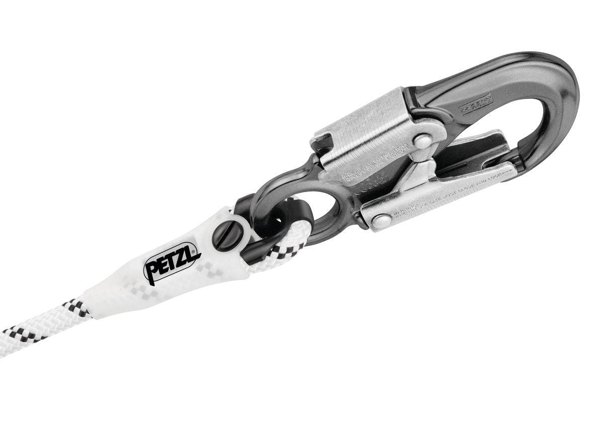 Petzl GRILLON HOOK Adjustable Work Positioning Lanyard with HOOK Connector International Version 2m-5m - SecureHeights