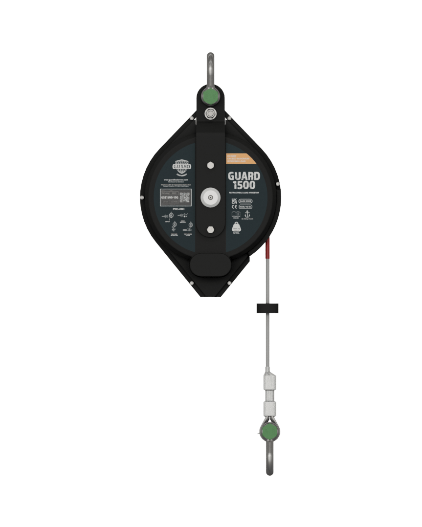 Globestock GUARD1500 10m 1500kg MWL Galvanised Steel Cable Load Arrestor GUARD1500-10G - SecureHeights