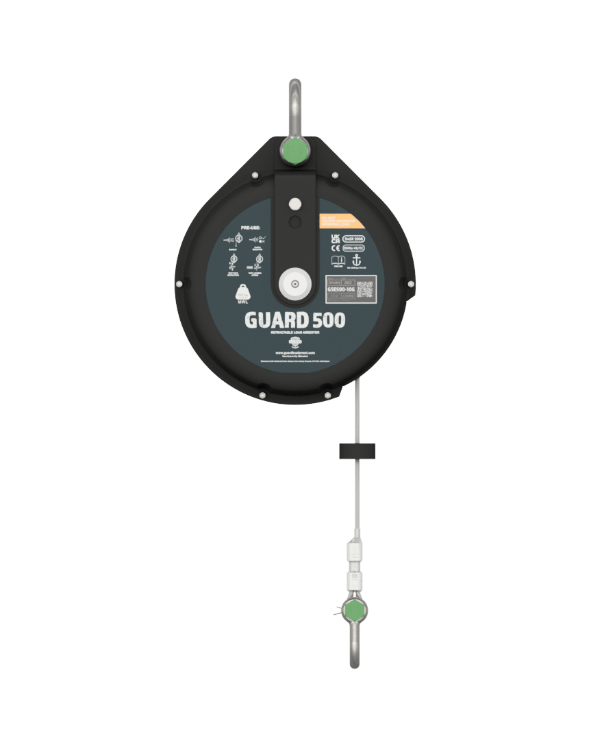 Globestock GUARD500 500kg MWL Galvanised Steel Cable Load Arrestor 10m-24m - SecureHeights