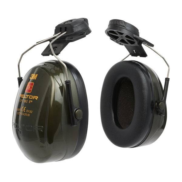 3M PELTOR Optime II Helmet Mounted SNR 31 dB Ear Defenders H520P3E-410-GQ - SecureHeights