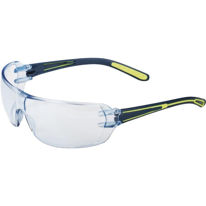 DeltaPlus HELIUM 2 DETECTABLE Polycarbonate Monobloc Safety Glasses (Pack of 5) HELI2DE - SecureHeights