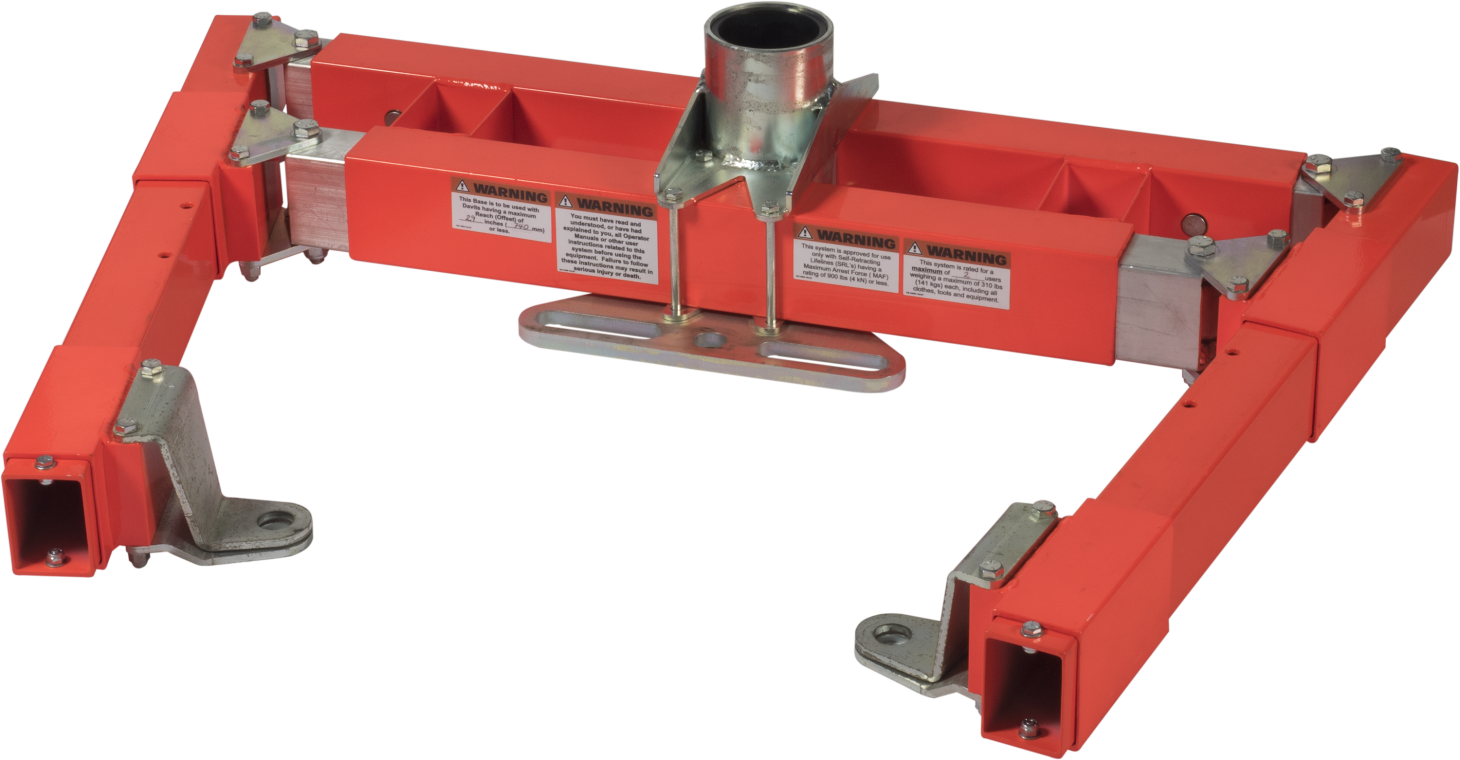 Skylotec JACKPOD BASE Bolt On Flange Davit Base JP-003-2 - SecureHeights