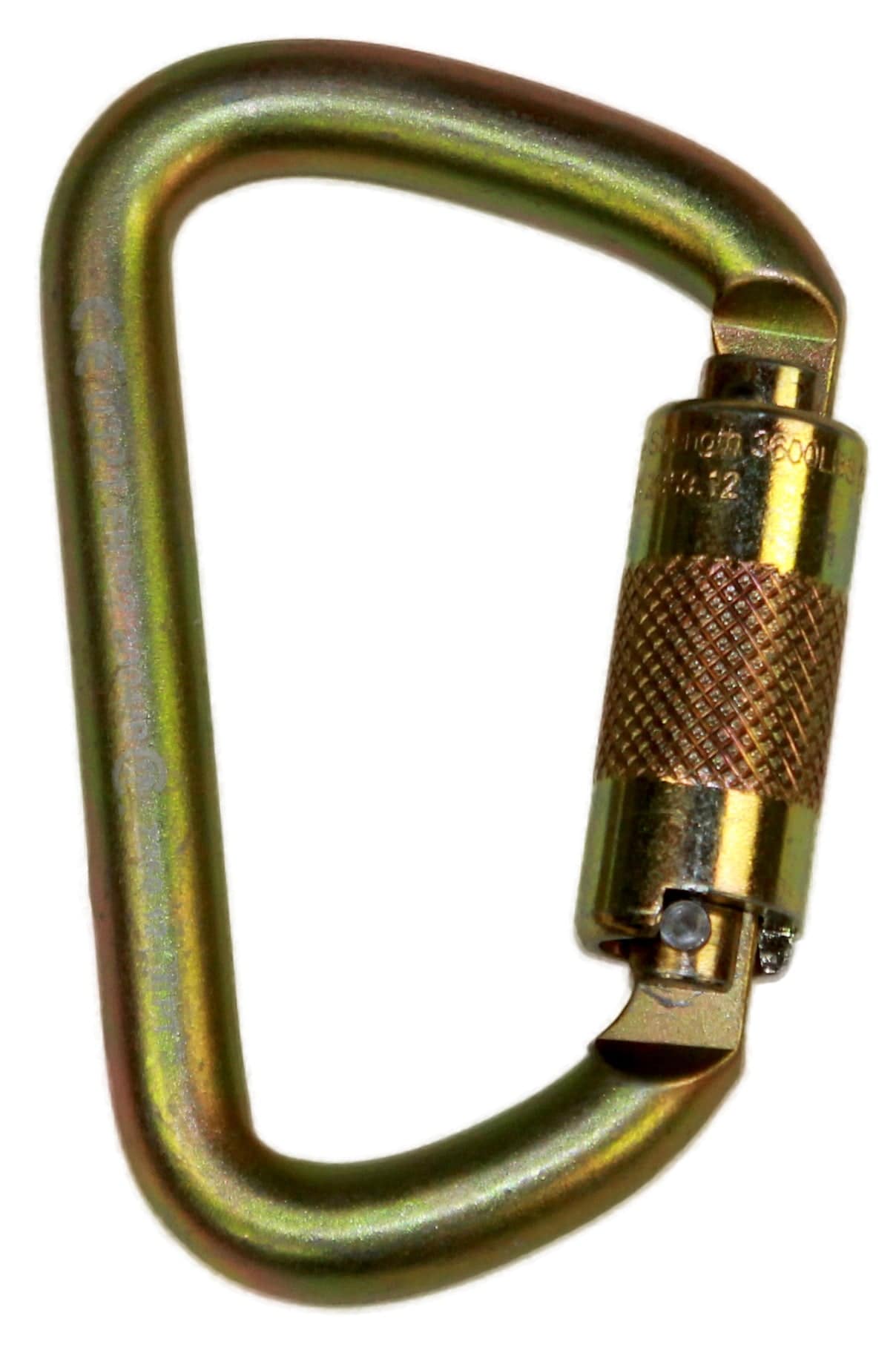 Globestock Modified D Twist Lock Carabiner 070K - SecureHeights